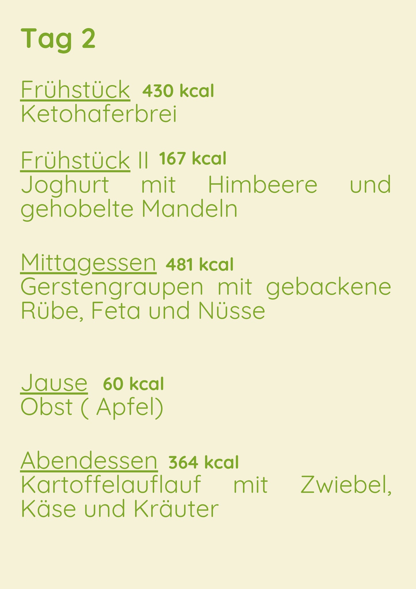 Vege Menü 1 Woche Variant